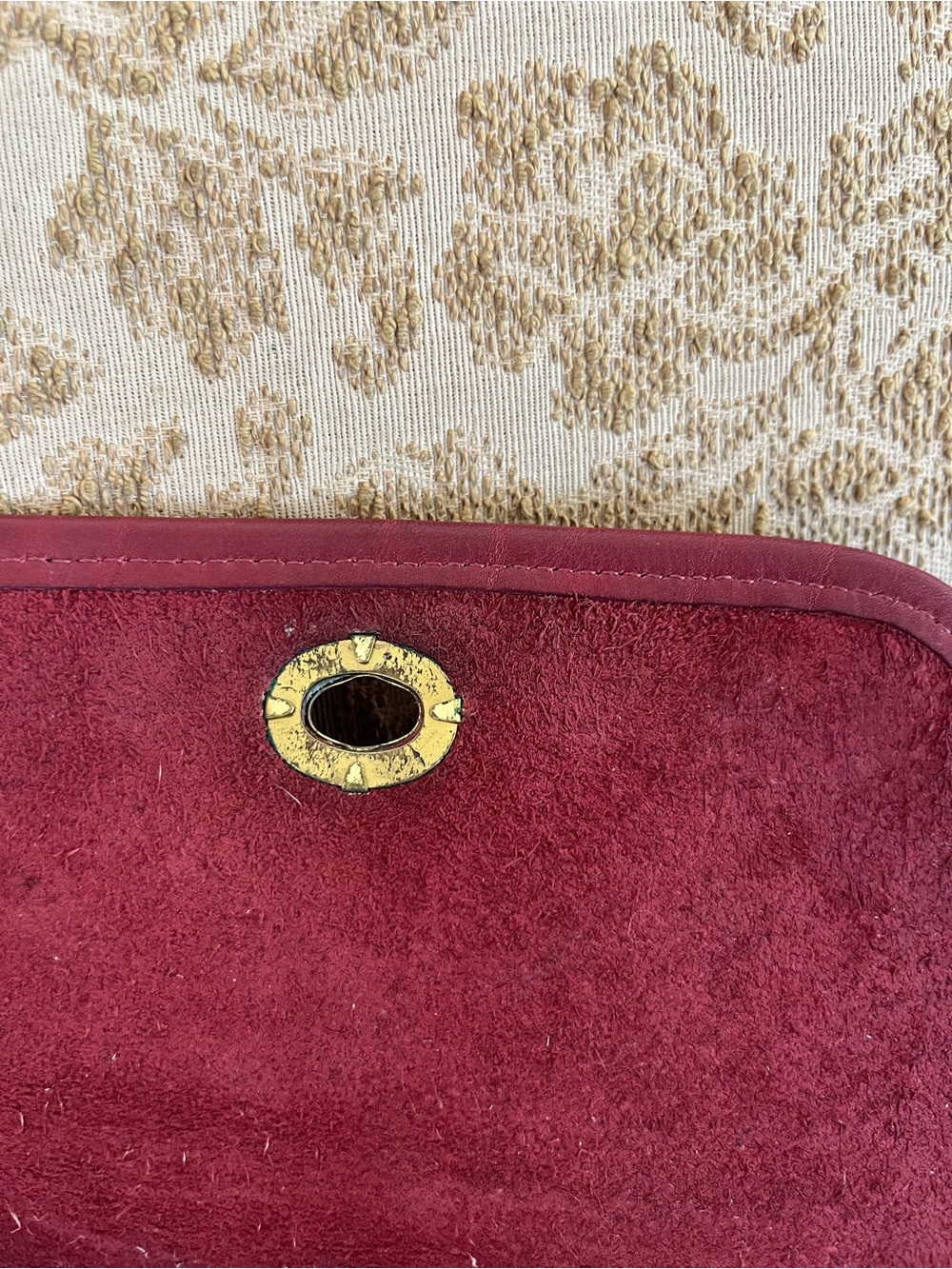 Vintage COACH red Quincey bag 9919 - Picture 4 of 10